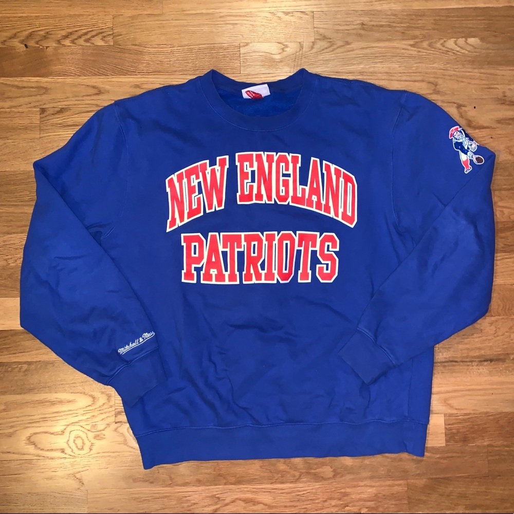 Mitchell and Ness New England Patriots Crewneck L